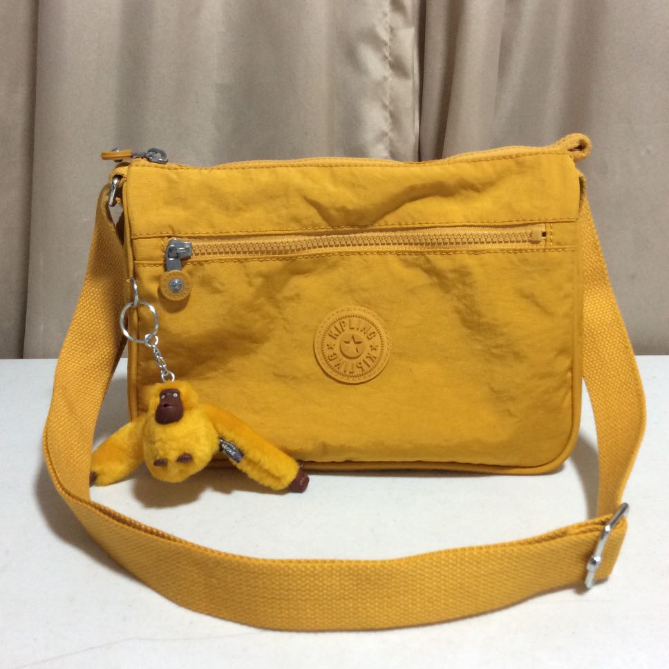 Kipling Callie Crossbody Bag in Warm Yellow, Women's Fashion, Bags ...