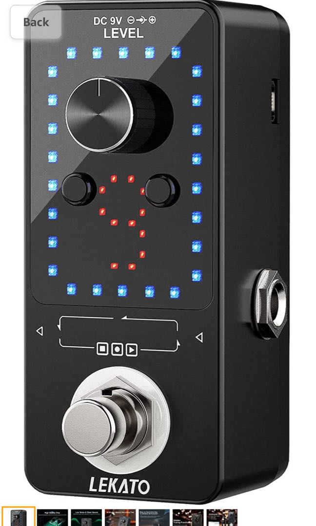 Lekato electric guitar looper deals