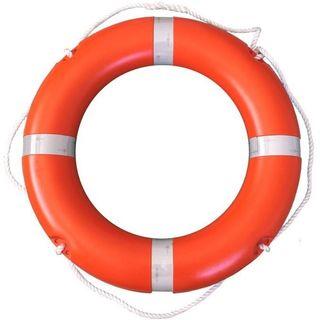 Life Ring Life Buoy 2.5 Kg Orange w/ Reflector Lifeguard