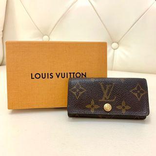 Louis Vuitton key holder monogram beige monogram canvas Used Authentic  F1510