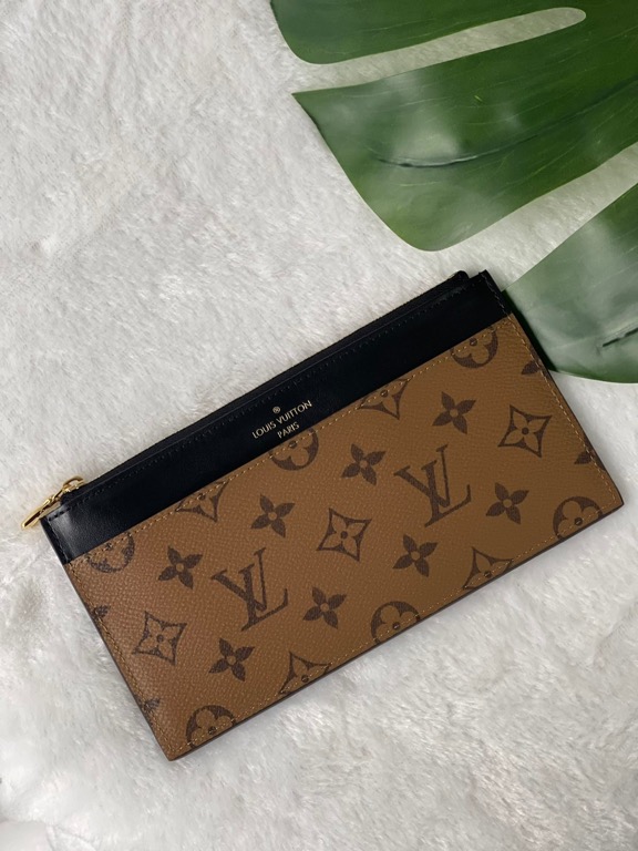 Louis Vuitton Slim Purse Reverse Monogram Canvas - ShopStyle Wallets & Card  Holders