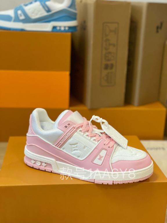 Louis Vuitton Trainer Sneaker Pink