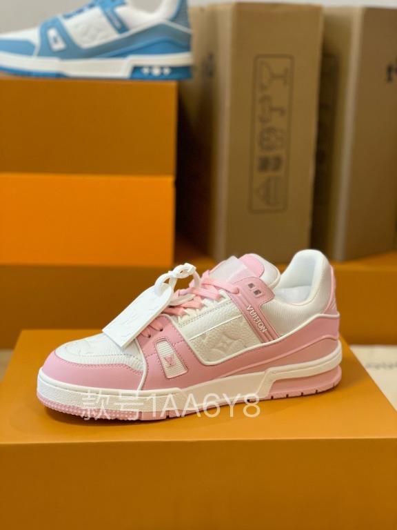 Louis Vuitton Virgil Abloh vintage basketball shoes in pink