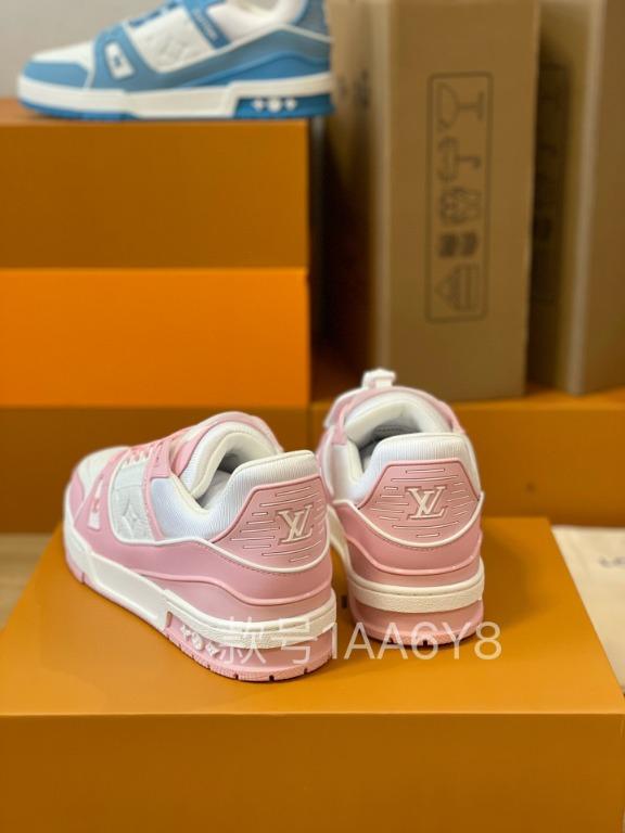 Louis Vuitton Virgil Abloh vintage basketball shoes in pink