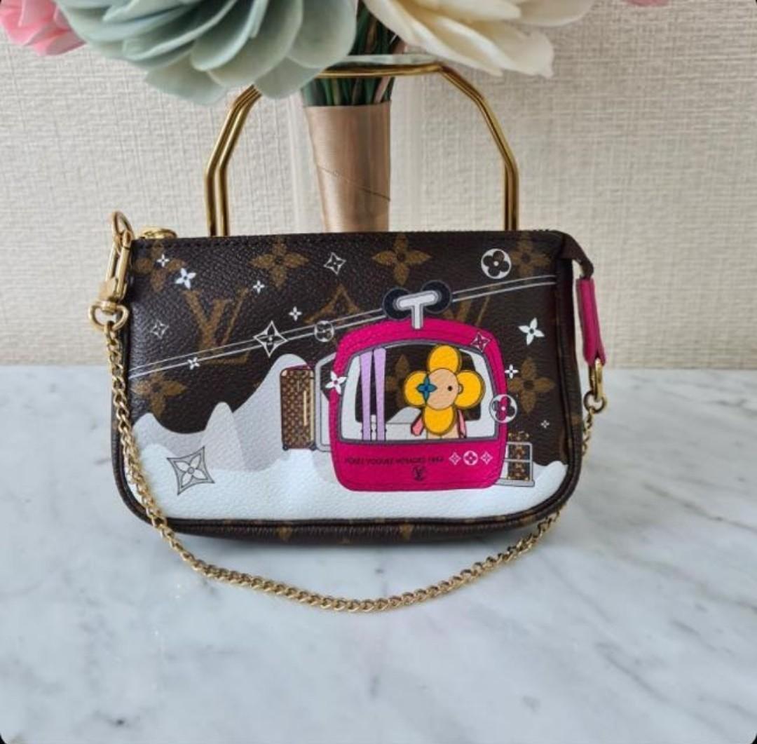 LV mini Pochette damier, Luxury, Bags & Wallets on Carousell