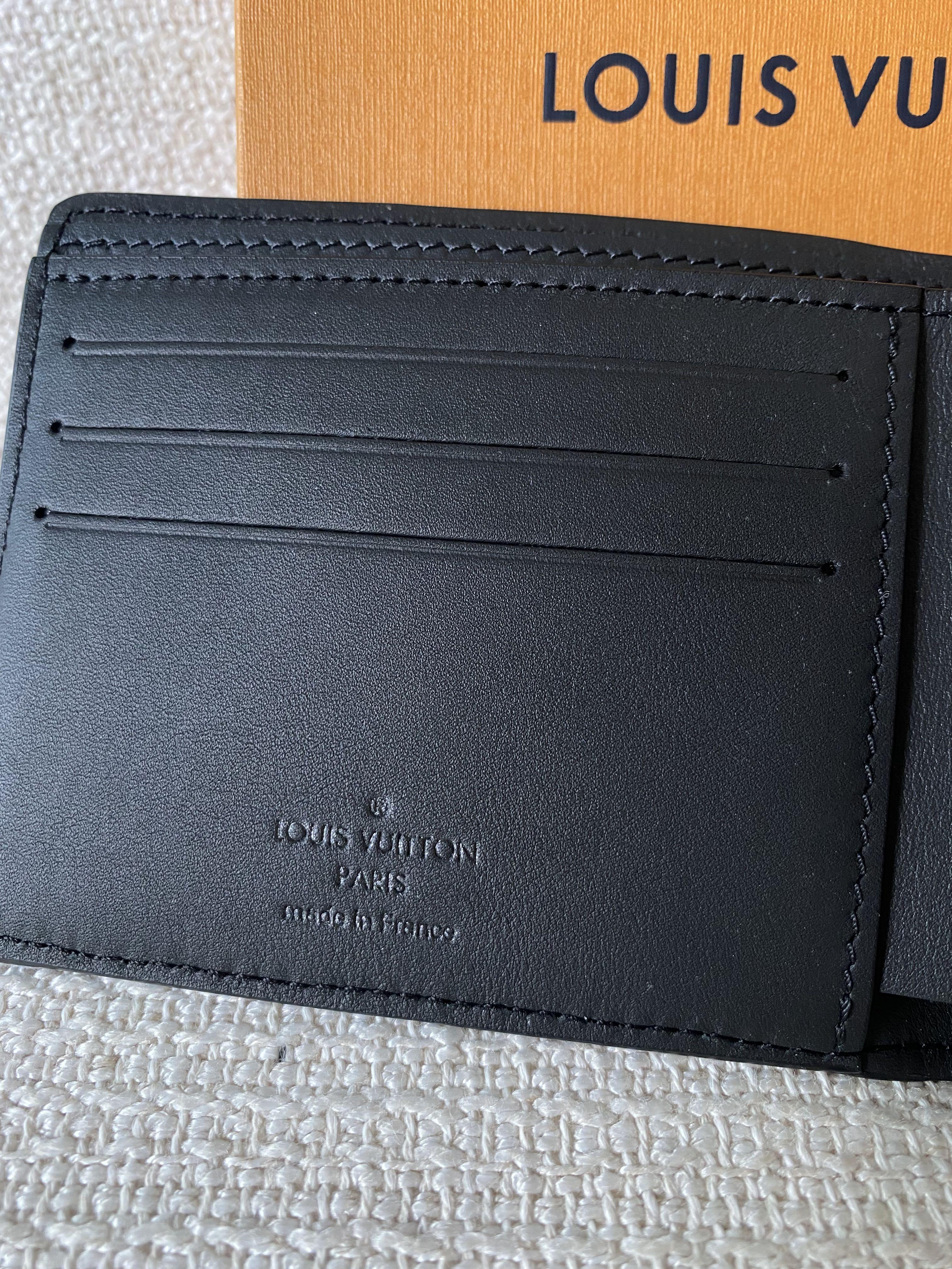 Louis Vuitton LV multiple pastel wallet Black Leather ref.244809