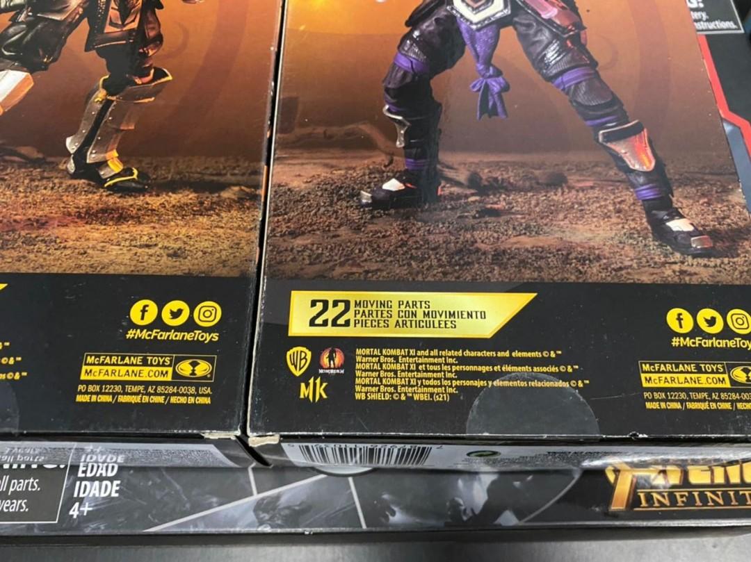 Mcfarlane (Category: Figurines & Statues) located in Kuala Lumpur. Submitted by vickneswaranvk (Listing ID 1172362924, Image 3). Description: Selling set of 2 only. Misb variant Mortal Kombat Scorpion and Subzero from Mcfarlane toys. Brand new, unopened.