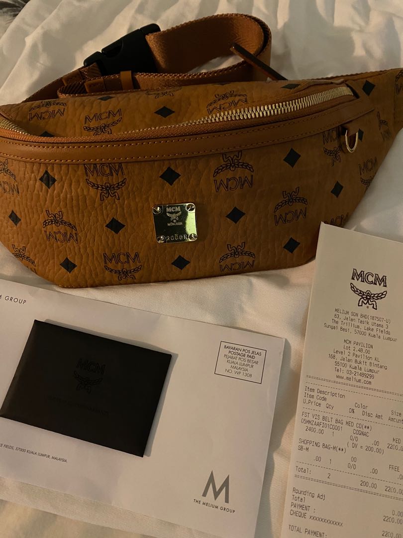 Mcm waist bag price sales