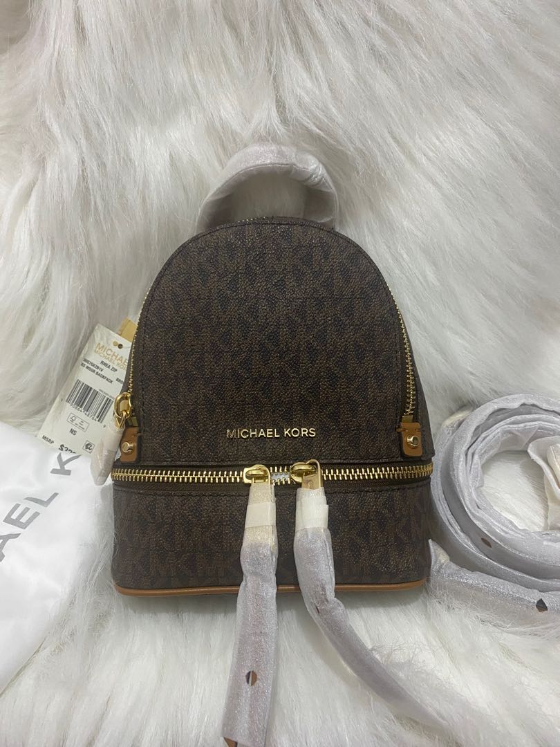Michael kors rhea xs backpack, Fesyen 