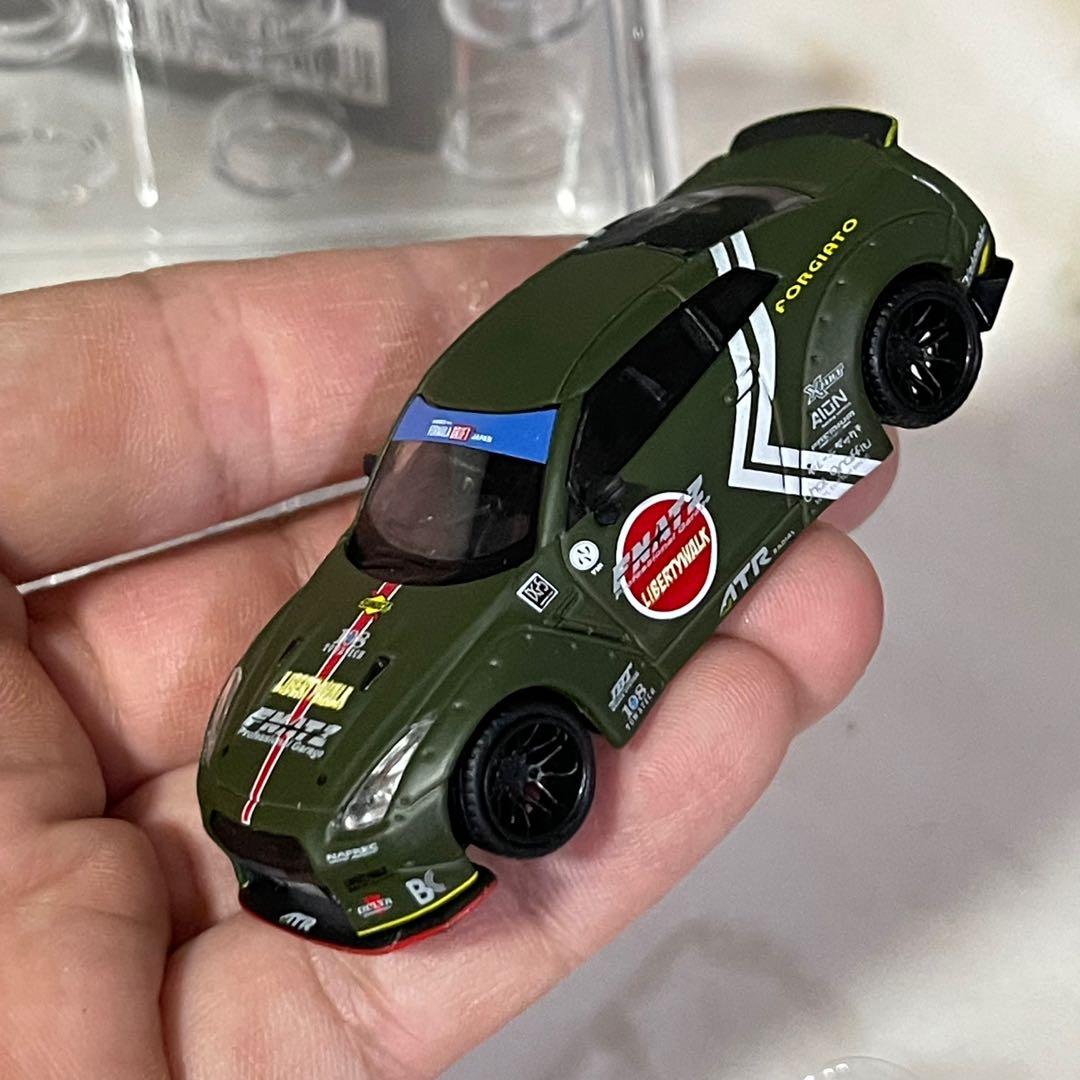 MINI GT Zero Fighter LBWK Nissan GTR R35 Type 1 duck tail and GT Wing ...