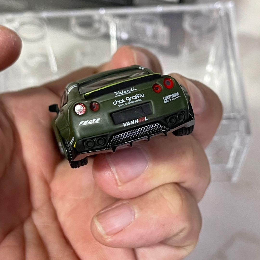 MINI GT Zero Fighter LBWK Nissan GTR R35 Type 1 duck tail and GT Wing ...