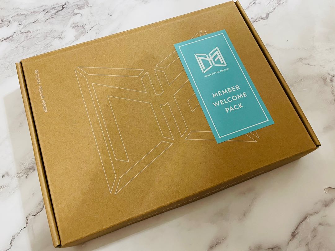 Mirror Offical Fan Club MIRO 迎新禮盒, 興趣及遊戲, 收藏品及紀念品