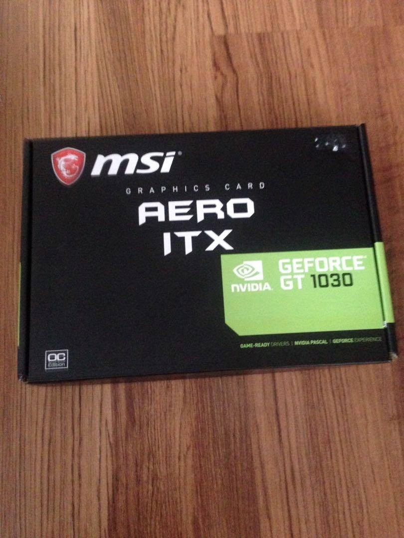 Msi Gt 1030 2gb ddr4 Computers Tech Parts Accessories