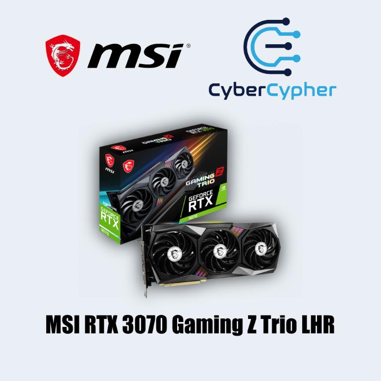 MSI RTX 3070 Gaming Z Trio LHR