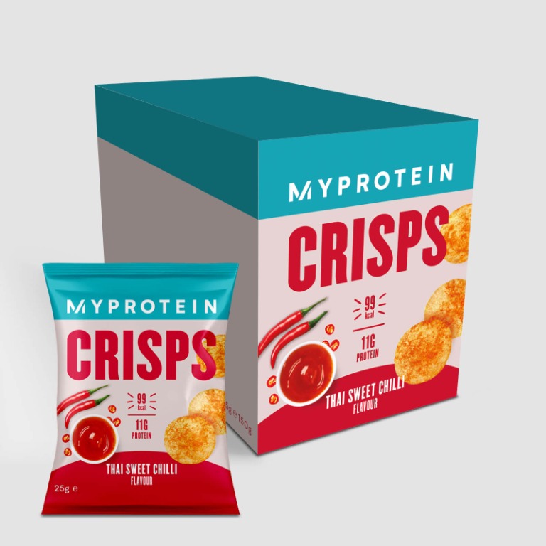 Myprotein Crisps (Box of 6), Health & Nutrition, Health Supplements