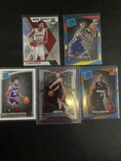 NBA Cards RC Lot (Herro, Adebayo, Bagley III, Giles, Hunter)