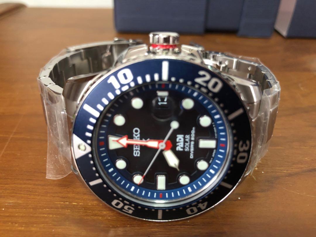 Clearance Sale New Blue Seiko Solar Mens Prospex PADI edition