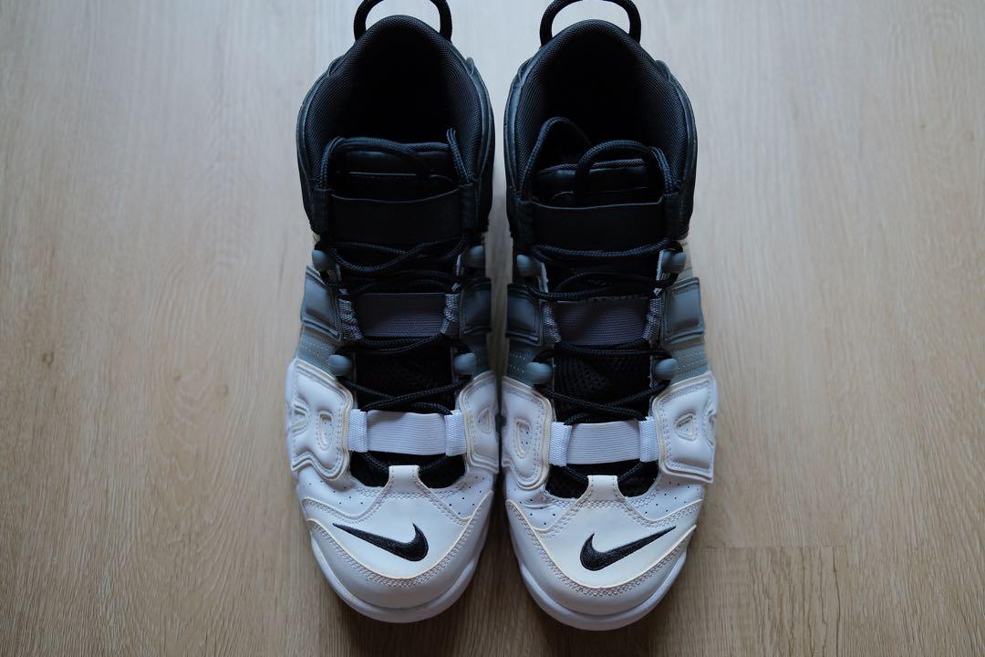 All black nike air uptempo discount