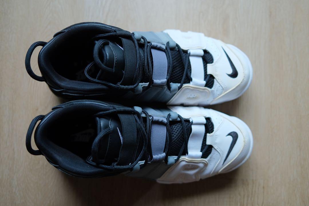 All black nike air uptempo sales