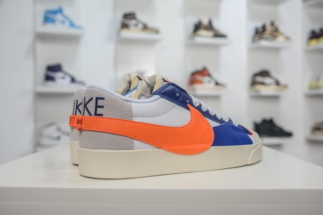 Nike Blazer Low 77 Jumbo Deep Royal Safety Orange 2022 DV9122
