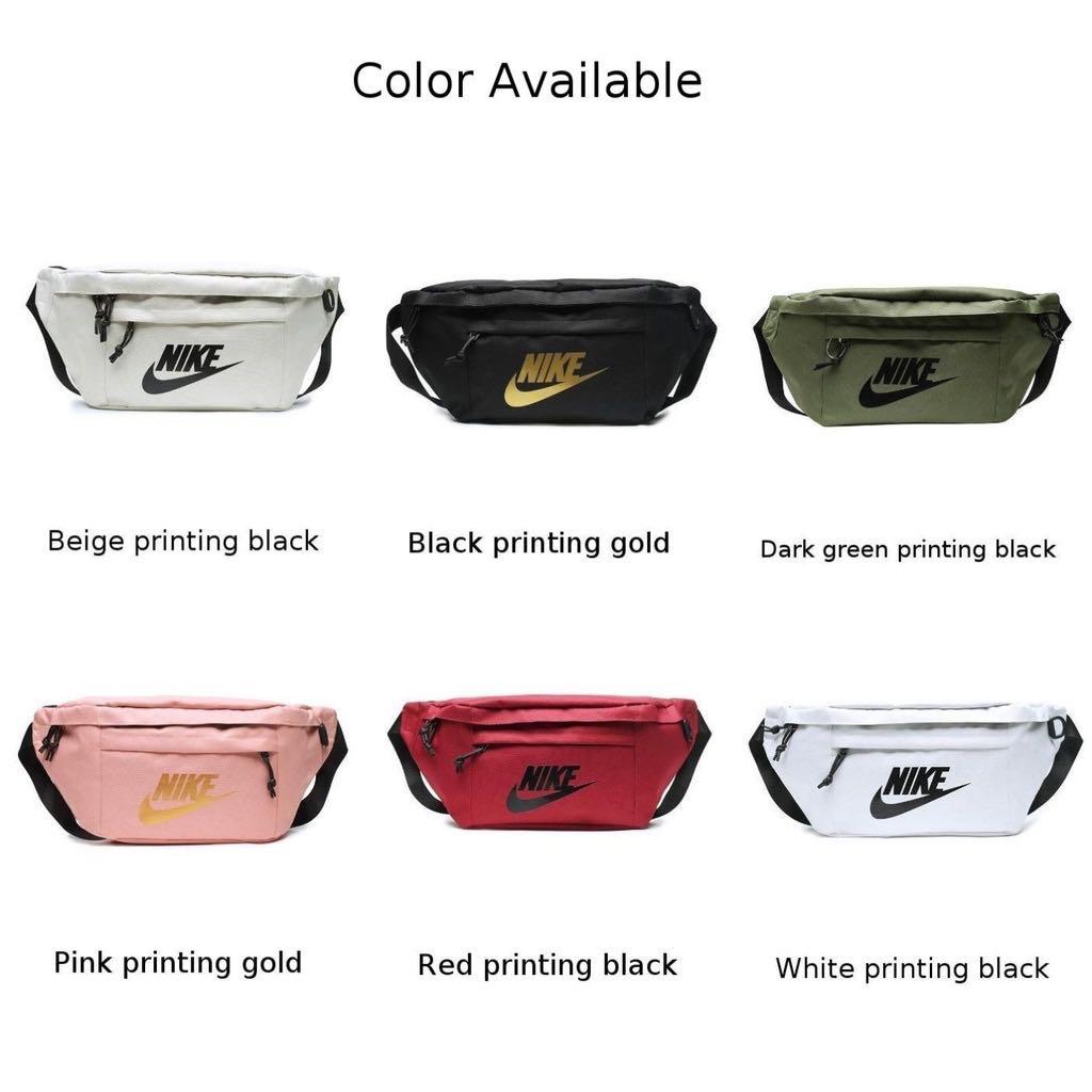 NIKE large capacity Fashion Waist Sport Travel Sling Shoulder