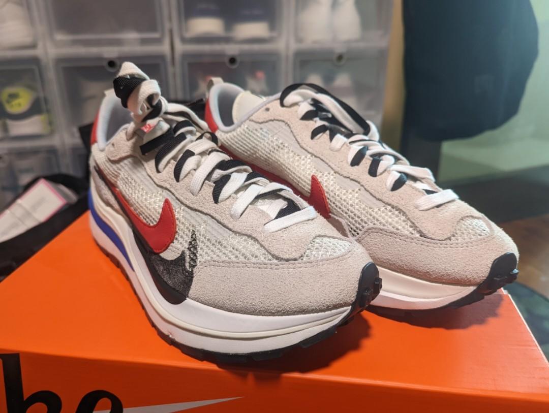 nike vapor waffle sacai sport fuchsia game royal