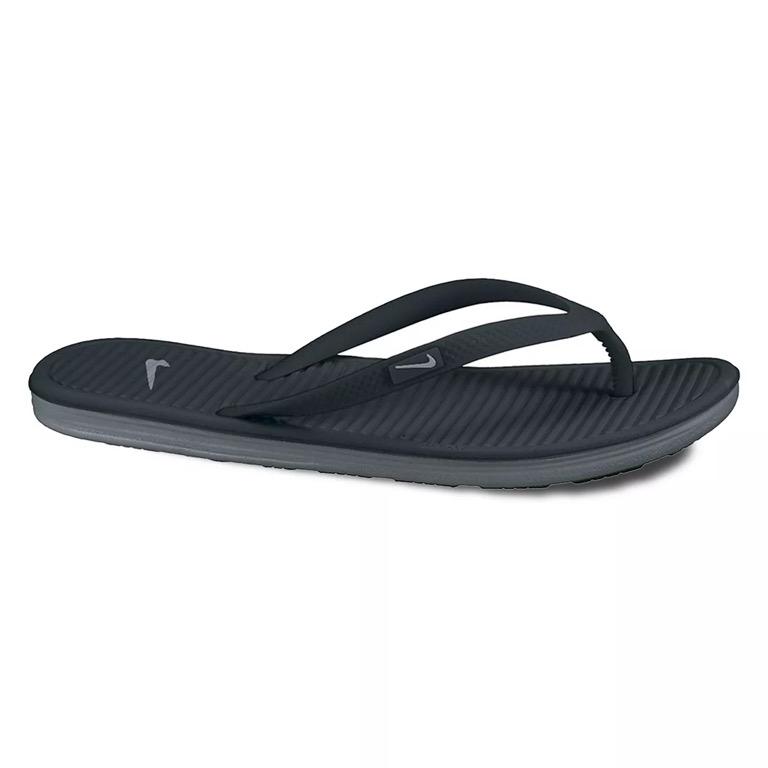 Nike Women s Solarsoft Thong 2 Flip Flops Black Women s Fashion