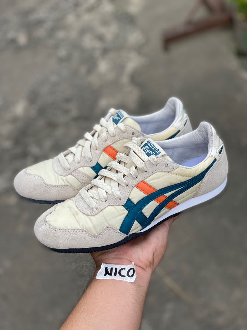 onitsuka tiger serrano vanilla spruce green