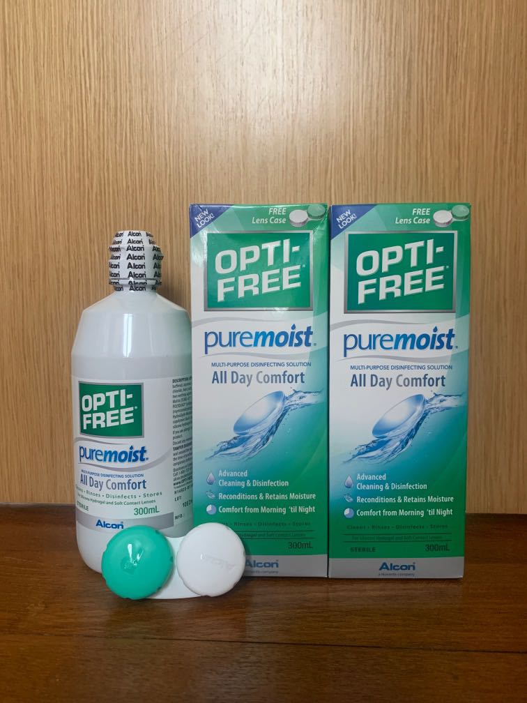OptiFree pure moist Contact lens disinfecting solution , Beauty