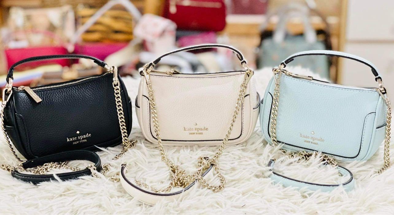 💯ORIGINAL KATE SPADE SMOOSH MINI (Category: Luxury Bags & Wallets) located in Quezon City. Submitted by ashongsstore (Listing ID 1165118979, Image 1). Description: ♠️KATE SPADE COLLECTION♠️ 🇵🇭ONHAND🇵🇭 ‼️Please look at our pictures as that is exactly what you are purchasing‼️ 10000% Original Not REPLICA, OEM, TOP GRADE QUALITY, AUTHENTIC QUALITY or Any other Terms to DENOTE FAKE! 😎 . Guaranteed ORIGINAL AND BRANDNEW or TRIPLE your MONEY BACK