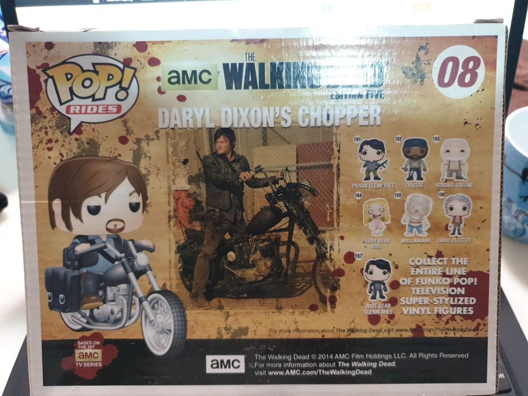Funko pop daryl dixon chopper sales