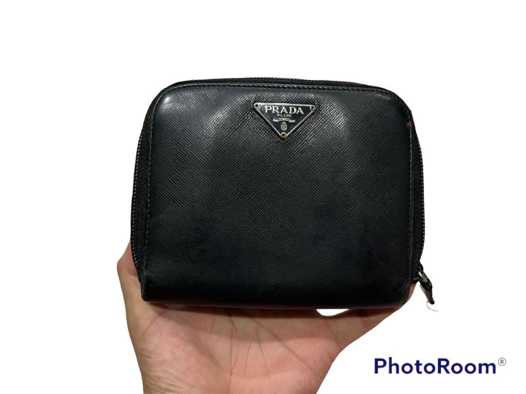 PRADA Black Wallet with Coins Pouch Authentic Men s Fashion