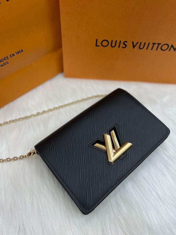 Louis Vuitton Epi Portefeuil Twist Belt Chain Shoulder Bag M62455