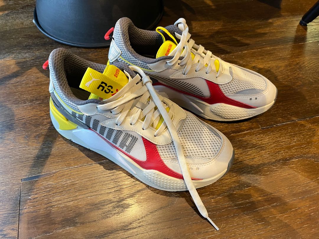 Puma white red blue yellow outlet