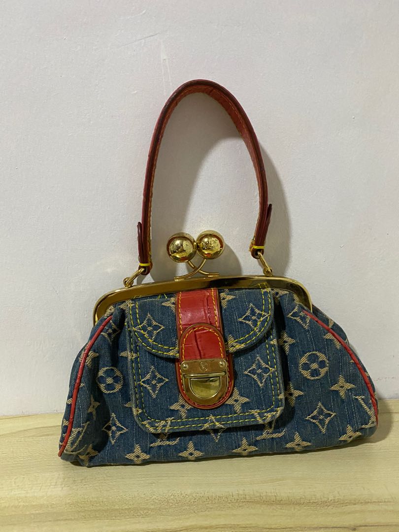 Louis Vuitton Denim Bag, Rare and Authentic