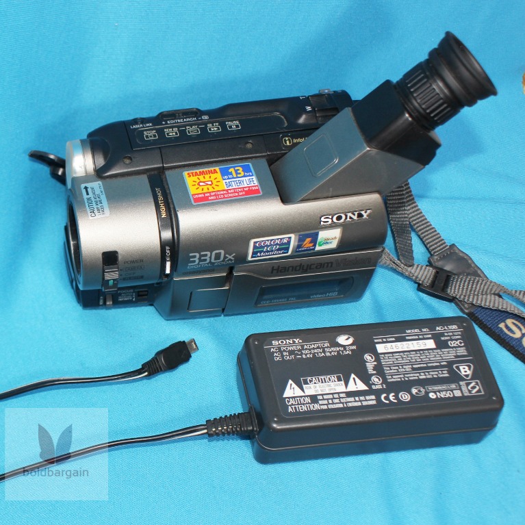 Rare Vintage Retro Sony Handycam CCDTRV46E Camcorder CCD Video Camera
