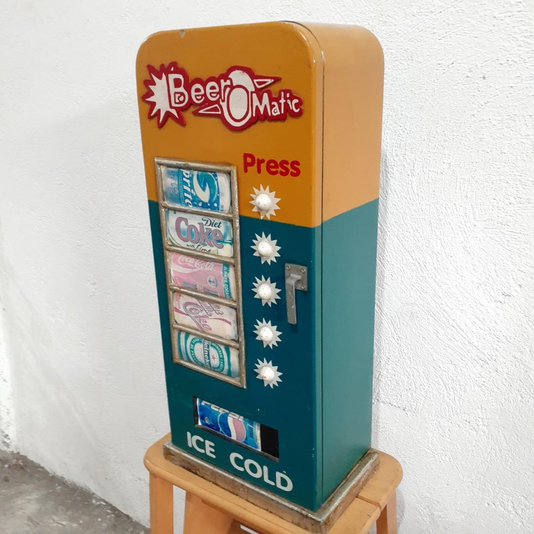 Retro style vending machine wooden mini cabinet, Hobbies & Toys ...