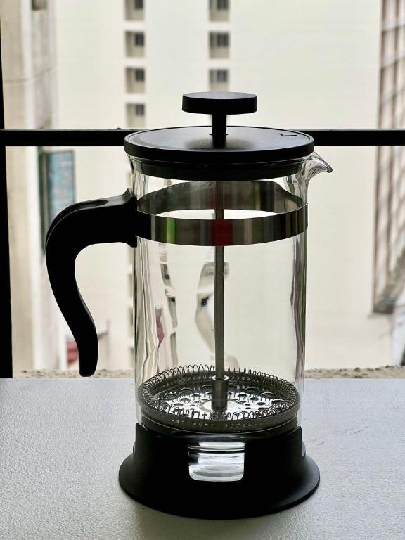 (RUSH) IKEA French Press Coffee Maker 1L, Furniture & Home Living