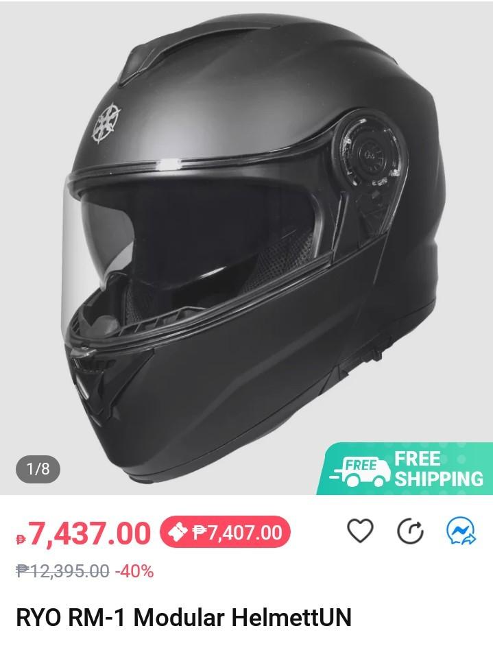 Ryo helmet matte black best sale
