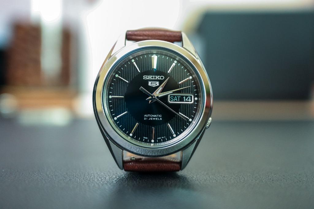 Seiko 5 SNKL23 Full set with free strap Men s Fashion Watches