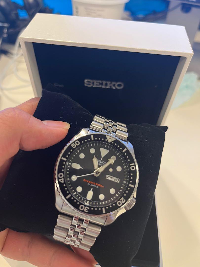 Seiko SKX007J1 Men s Fashion Watches Accessories Watches on