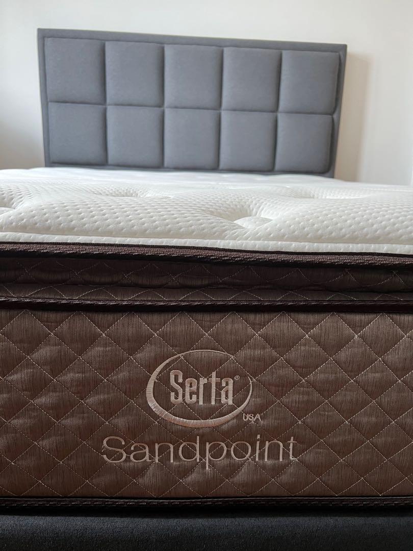 SERTA Sandpoint mattress Queen size, Furniture & Home Living, Furniture