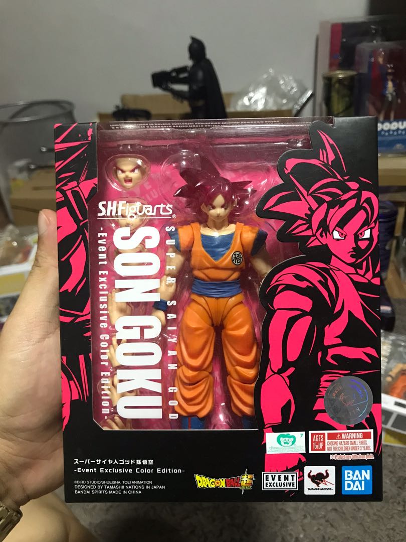 Shf super deals saiyan god goku