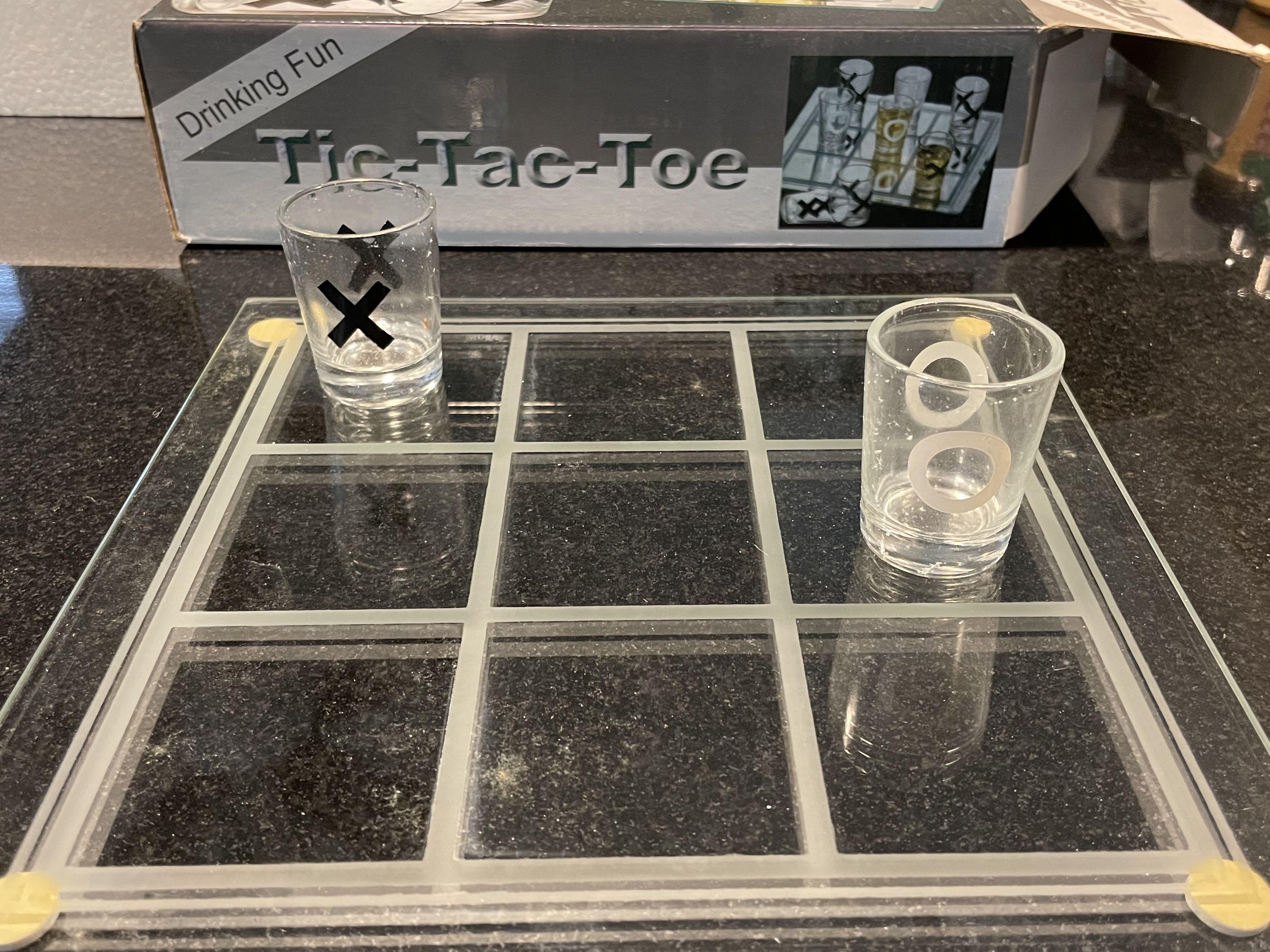 Shot Glass Tic Tac Toe, Furniture & Home Living, Kitchenware