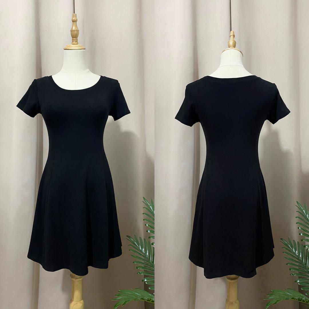 Simple black hot sale sundress