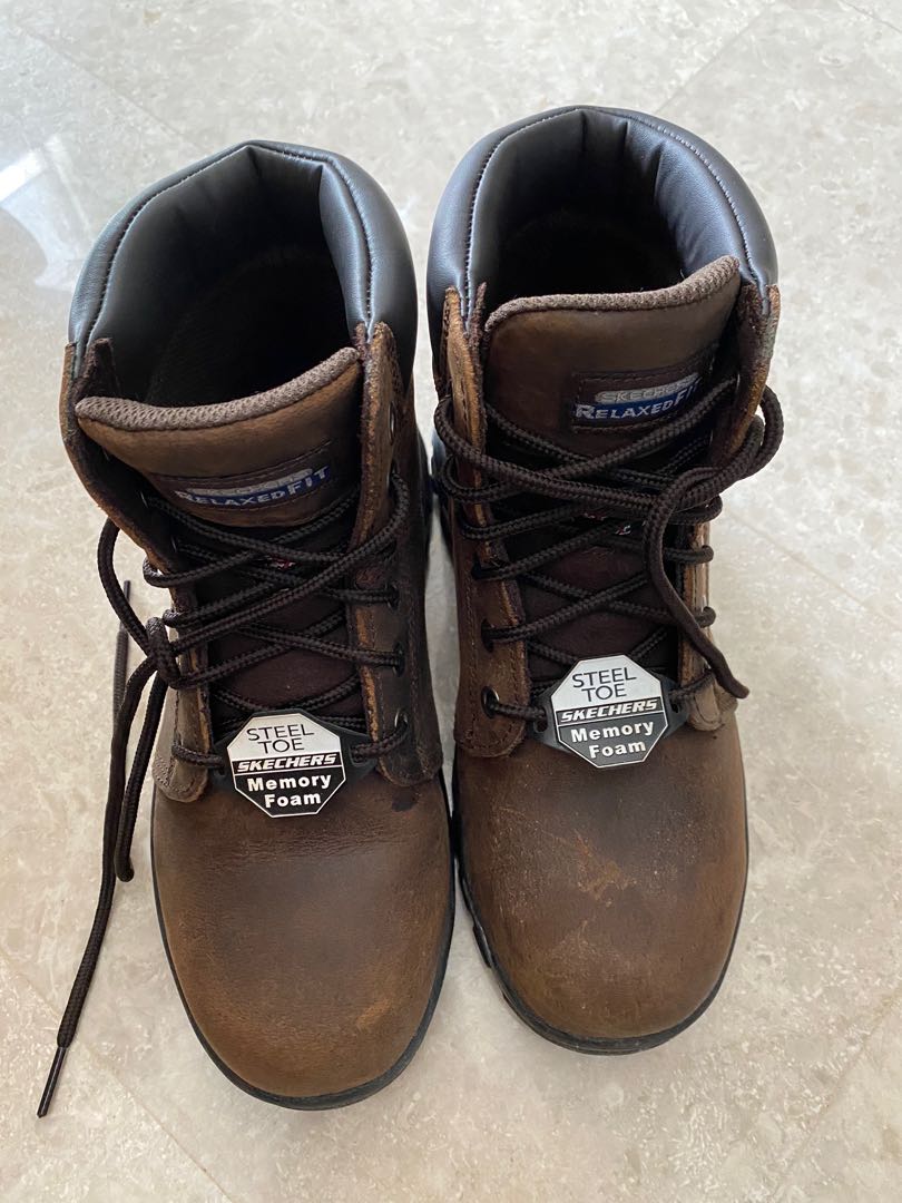 skechers memory foam booties