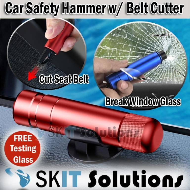 Car window breaker seat belt cutter,mini car emergency tools one apck black 