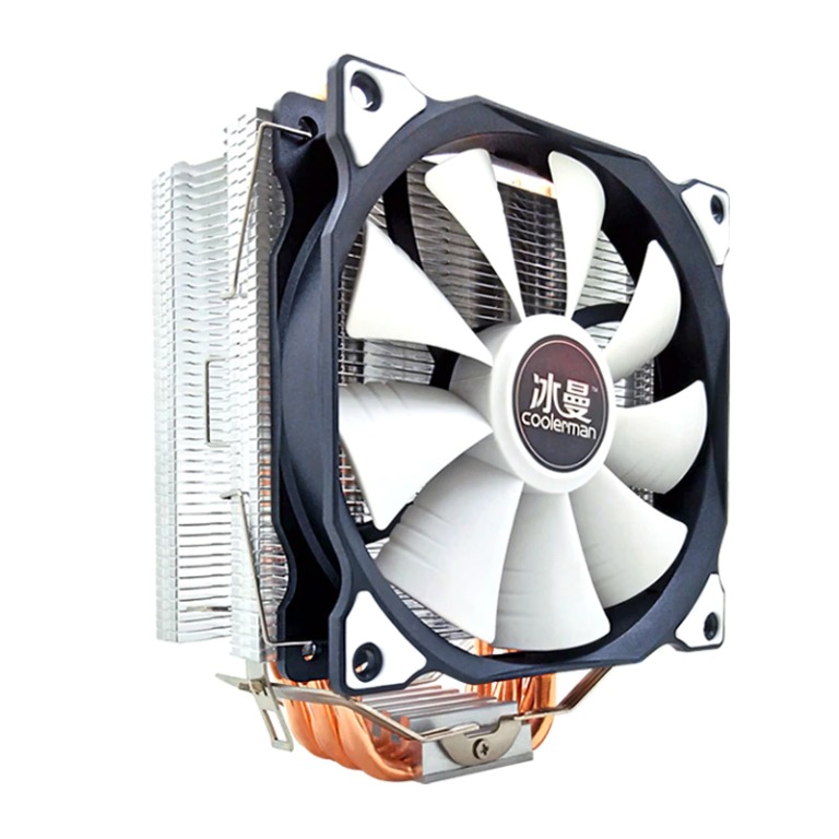 Snowman MT6S CPU Cooler (6 copper heatpipes, non-coated, non-RGB single ...
