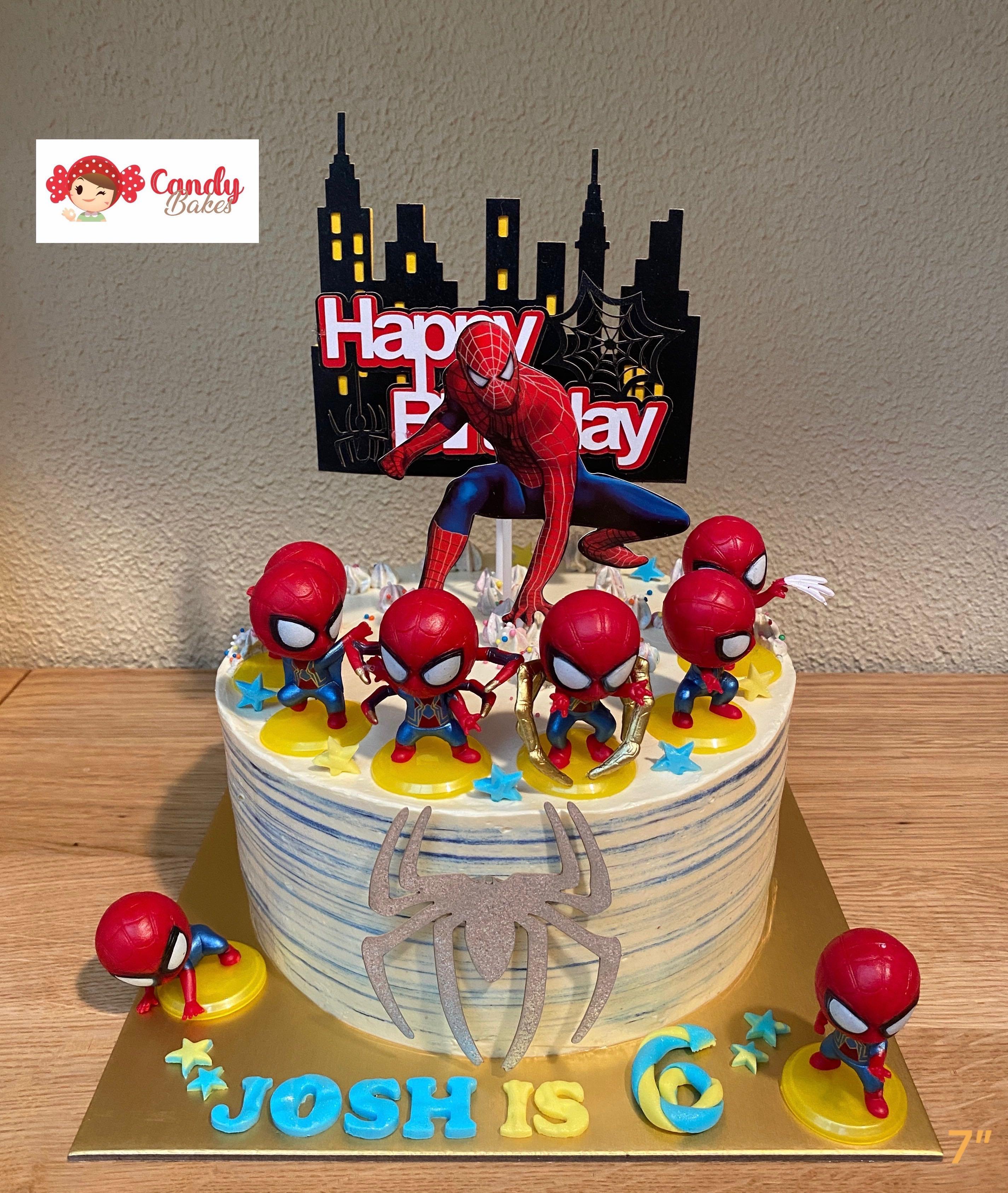 Spiderman Cake/ Spider-Man 蜘蛛侠/ Birthday Cake 生日蛋糕/ Children's Day Cake  儿童节蛋糕 / Chocolate Cake/ Ondeh-Ondeh Cake/ Earlgrey Cake / Strawberry Cake/  Matcha Green Tea Cheesecake / Blueberry Cheesecake/ Oreo Cheesecake/ Durian  Cake/Black