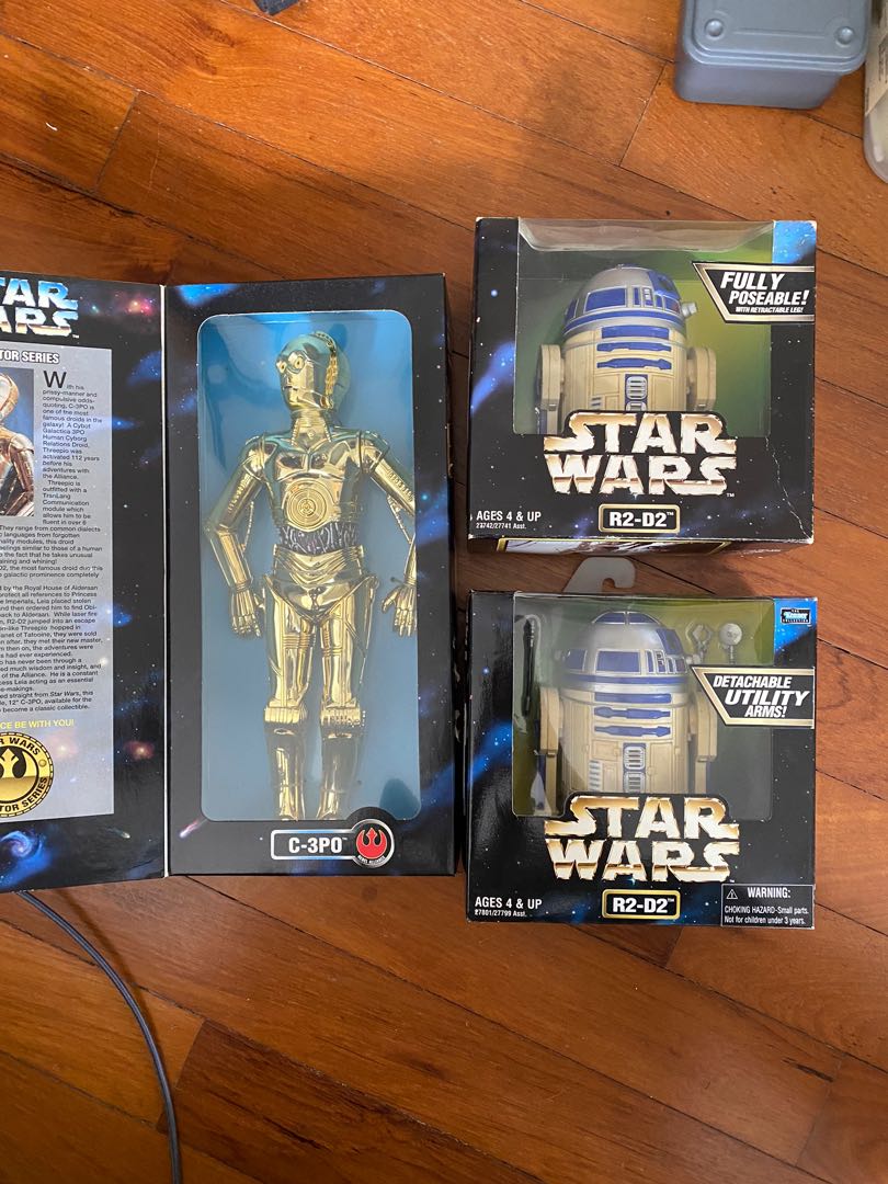 Star Wars 15CM Figures Darth Vader Chewbecca R2-D2 C3PO Storm Trooper Set of 5 